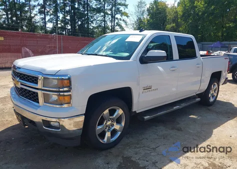 2014 Chevrolet Silverado 1500 1Lt из США, поврежденный, VIN 3GCUKRECXEG115887
